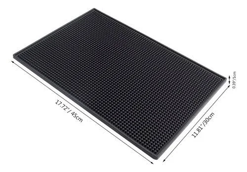 Tapete para bar grande 45 x 30cm barra escurridor barman